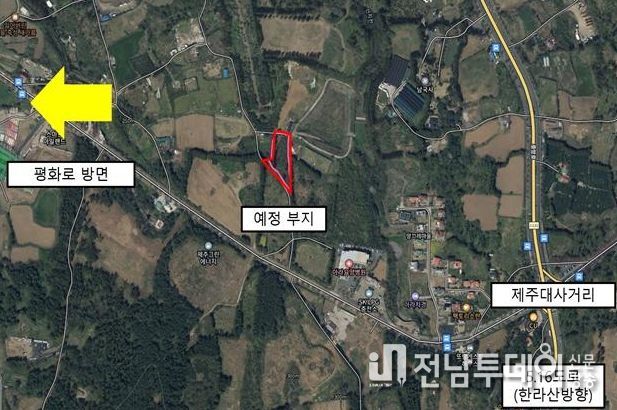 예정부지 위치도