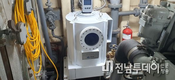 실시간 해수 방사능 측정시스템 설치