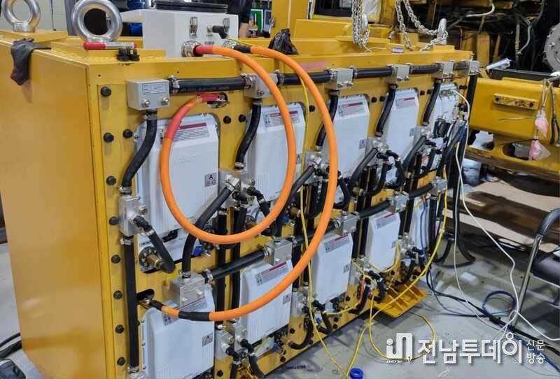 새안그룹 전기차 베터리. (사진제공=새안그룹)