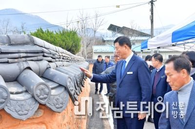 장성군 북하면 화룡마을 농촌경관개선사업 6일 준공