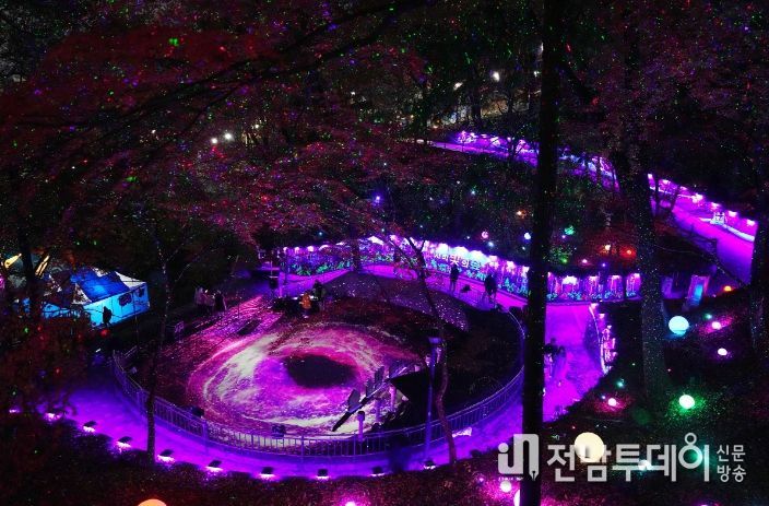 사직공원 빛의 숲 점등식