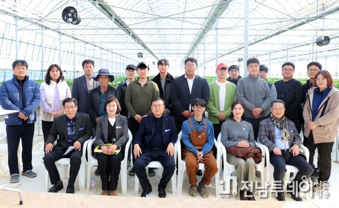 “영광군 1호 청년창업농 경영실습 임대농장 개소식”