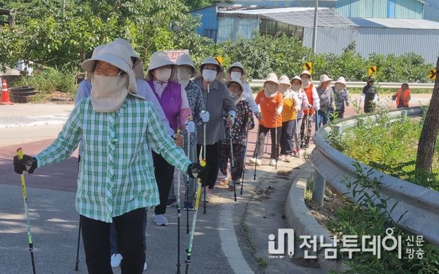 전남에서 영암군민이 걷기 실천 1등