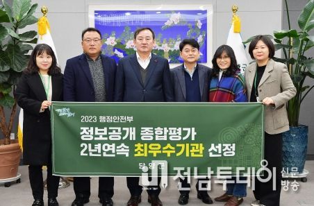 담양군, 2년 연속 정보공개 종합평가 최우수기관 선정