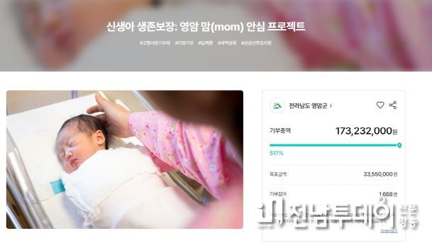 고향사랑기부제 ‘지정기부’로 전국이 영암군 주목