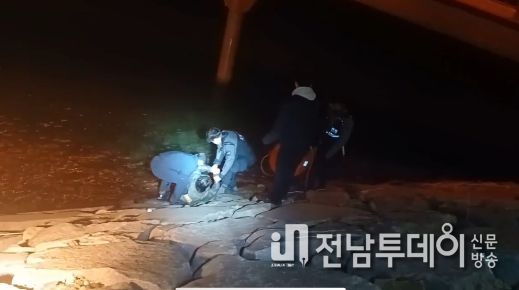 여수소방서, 소호동 바다에 빠진 요구조자 구조