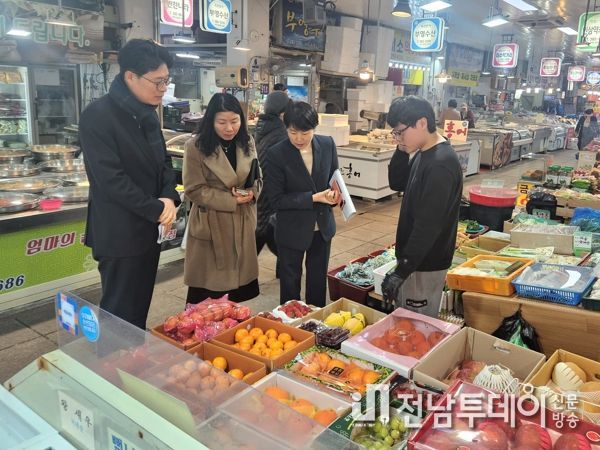 전남도, 행안부·목포시와 설 앞 물가안정 현장 점검