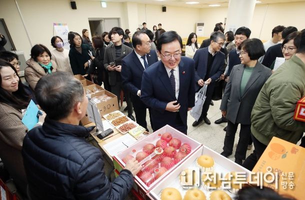 설 명절 상생장터 현장
