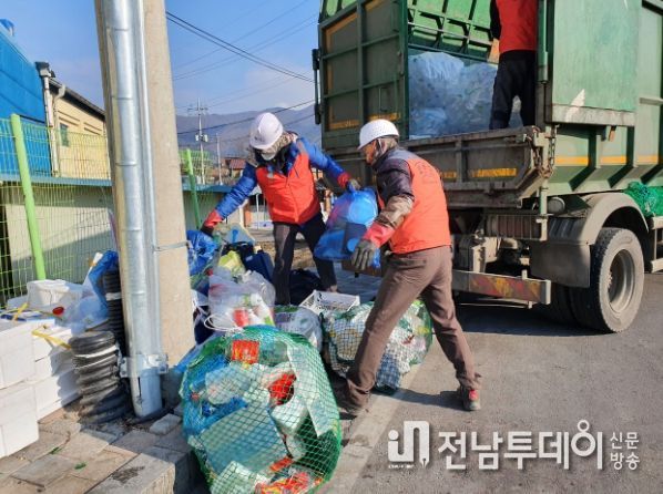 화순군, 설맞이 대청소 및 생활폐기물 처리 대책 추