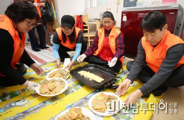 광산구, 꽉 찬 나눔곳간, 설 명절 ‘따뜻한’ 기부 행렬
