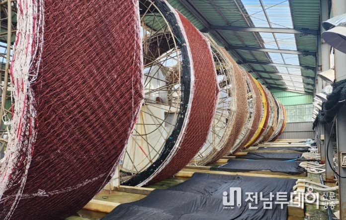 양식산업- 김 육상채묘장