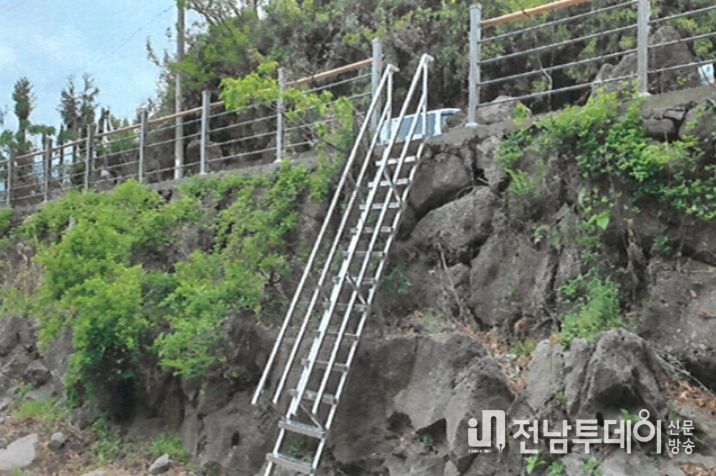 하천 점검 사다리(토천)