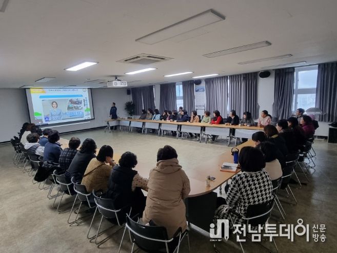 진도경찰서, 생활지원사 상대 노인 교통사고 예방 교육 실시