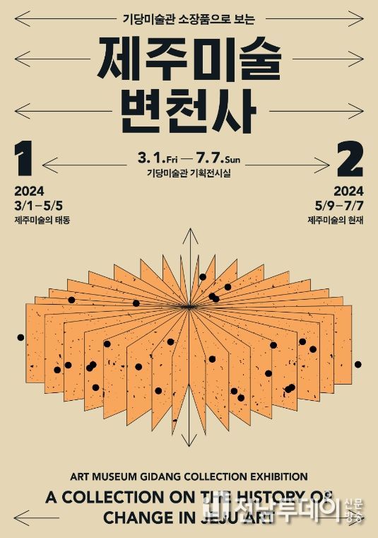 기당미술관 '소장품으로 보는 제주미술 변천사1' 포스터