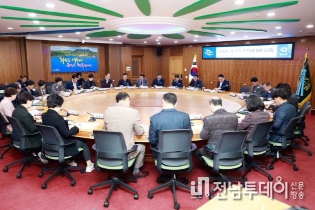 화순군, 2025년 국․도비 건의사업 발굴 보고회 개최