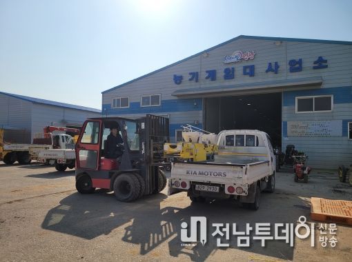영광군, 농기계임대사업소 농번기 연장근무 전환!