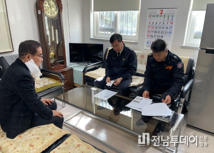 해남소방서, 해남노인요양센터 현장 안전점검