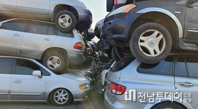 폐차된 노후 경유차