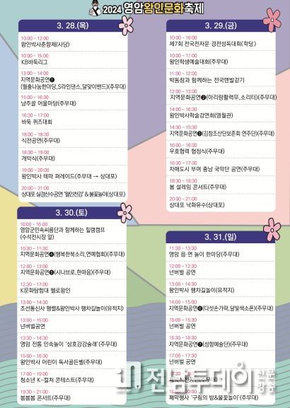 영암군, ‘시공초월 : 왕인의 문화, 빛이 되다’
