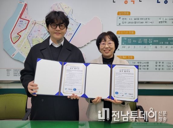 도산동 복지위기가구 지원 업무협약 사진