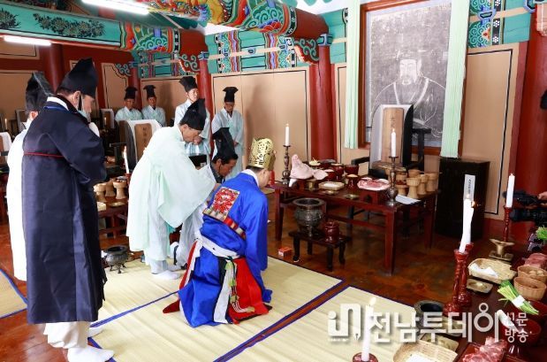 2023년 춘기 석전대제 사진(능주향교)