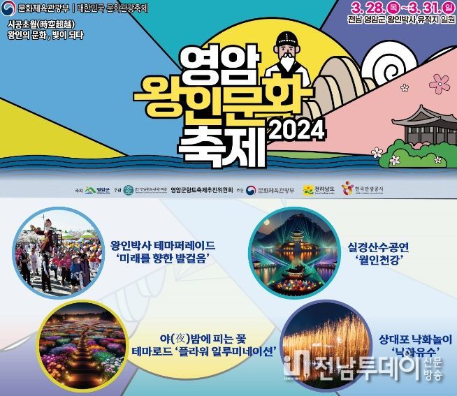 야간 퍼레이드, 실경산수공연, 조선통신사 보러 영암으로