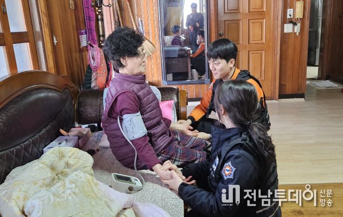 여수소방서 여수산단 이주민 대상 생활안전서비스 실시