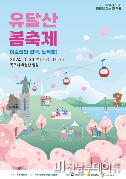 목포시, 2024년 유달산 봄 축제 3월 마지막주 개최