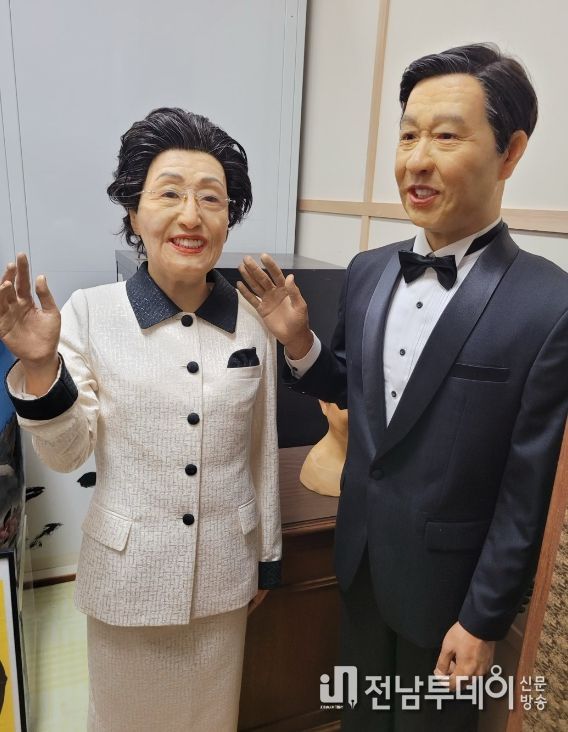 김대중노벨평화상기념관에 보관된 밀랍인형