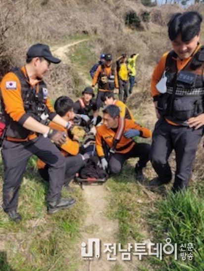 등산객 1명 안전구조