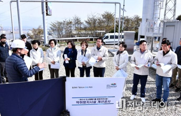여수시의회 환경복지위원회, 도시형폐기물 종합처리시설 등 현장활동 전개