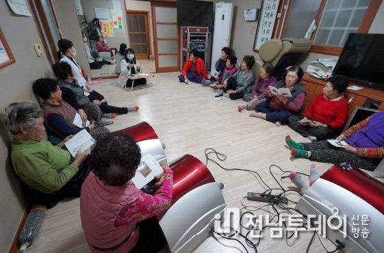 해남군,“100세까지 건강하게”행복 버스가 찾아갑니다