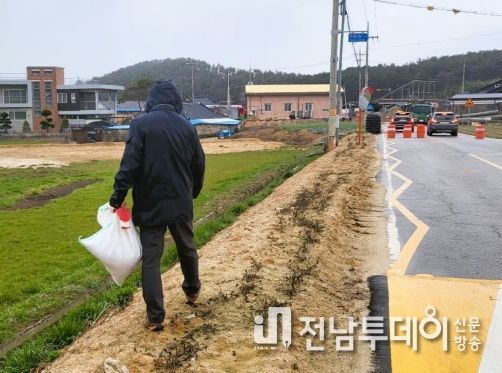장성군 진원면에 ‘코스모스 10리 꽃길’ 조성