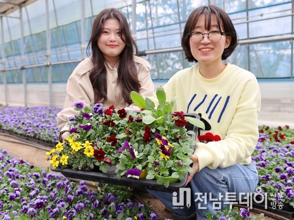 해남군“육묘장은 봄꽃 가득”봄소식 전하러 갑니다