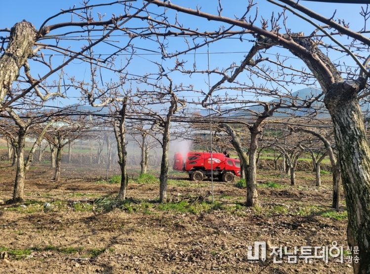 과수화상병 사전방제로 개화기 감염 차단