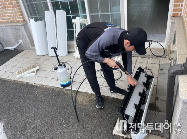 경로당 70개소 에어컨·공기청정기 등 냉난방기 세척