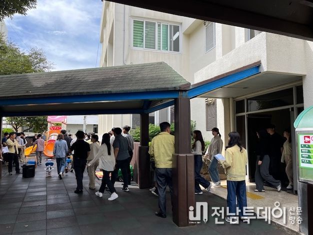 제주시, 공공기관 합동 소방훈련 실시