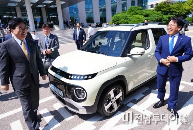 국회 광주의날(국회의장 캐스퍼EV 탑승식)