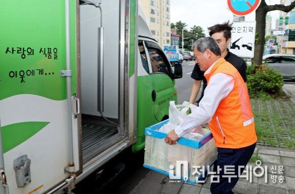 김완근 제주시장, 사랑나눔푸드마켓․뱅크 일일 명예 점장 나서