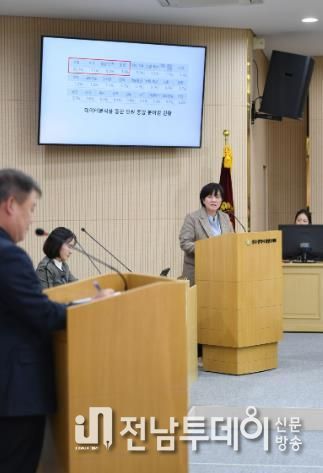 김은정 광산구의원, 불투명한 채용·불법주정차 문제 개선 촉구