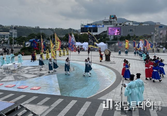2024년 여수 문화예술브랜드 사업 ‘전라좌수영 둑제’ 재현 모습