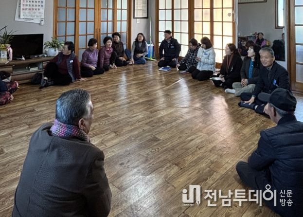 장흥읍, 새해 경로당 순회방문 소통행정