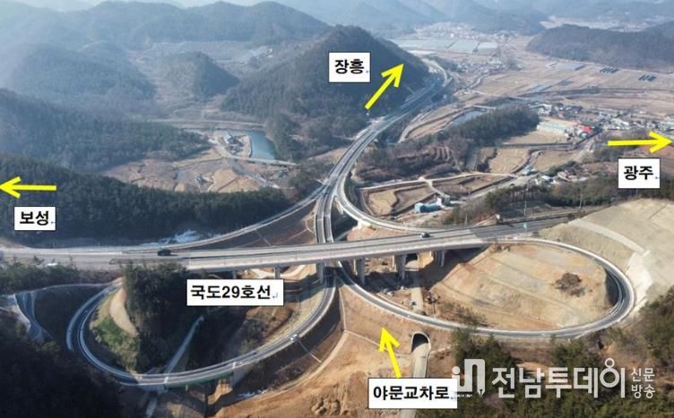 “장흥·광주 가까워진다” 유치~이양 지방도839호선 개통