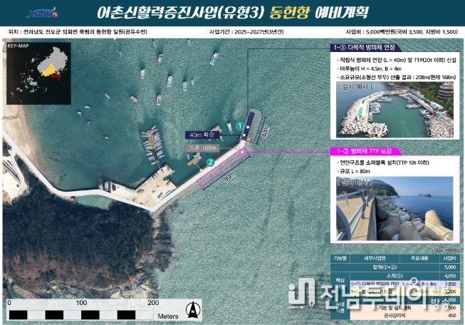 진도군, ‘어촌신활력증진사업 공모 3년 연속 선정’ 쾌거