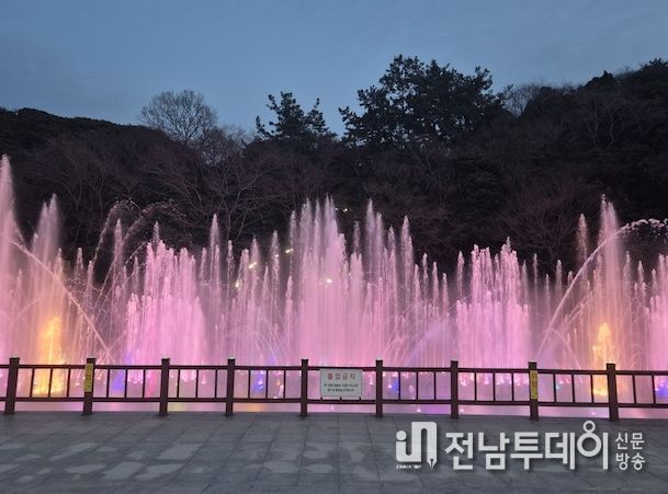 여수시, 17일부터 오동도 음악분수 운영