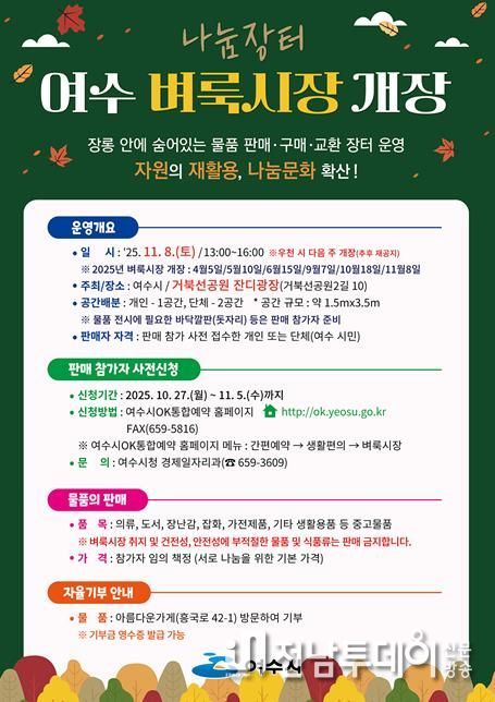 ‘제6회 여수벼룩시장’ 포스터