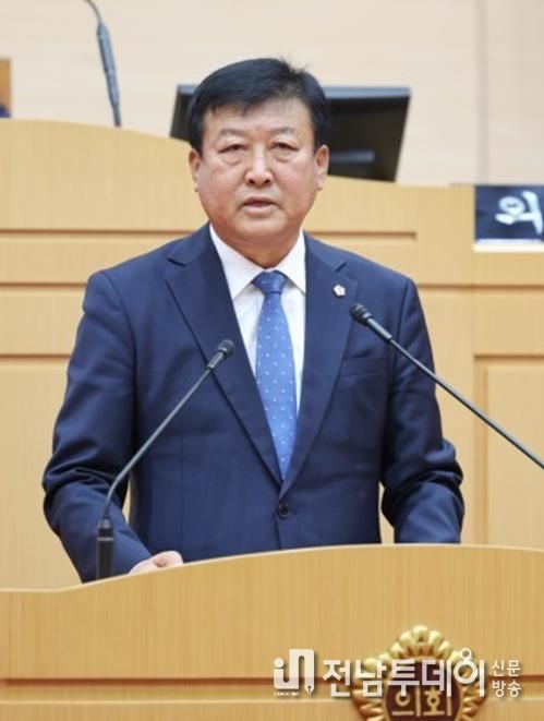 신승철 전남도의원, 5분 자유발언