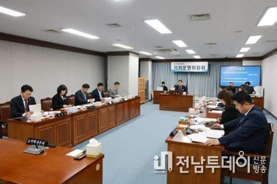 전라남도의회 의회운영위원회, 비판보다 의회 발전에 초점 맞춘 행정사무감사 실시