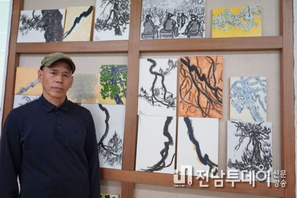 ‘수성송 화가’김창수 개인전“해남의 시간과 삶을 화폭에 담다”
