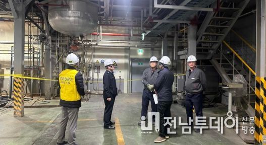 나주소방서, 관내 중점관리대상 LG화학 나주공장 화재안전점검